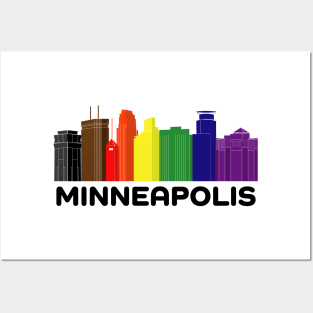 Minneapolis Pride Skyline Posters and Art